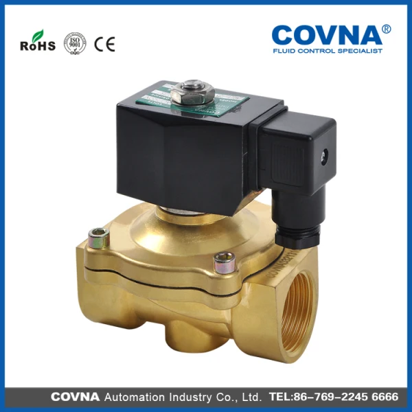 24v brass stainless steel water solenoid valve