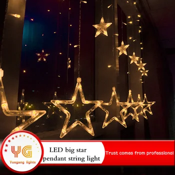 2018 outdoor halloween decoration multi color led christmas star string lights - Christmas Star Lights Outdoor 2018 outdoor halloween decoration multi color led christmas star string lights - Christmas Star Lights Outdoor