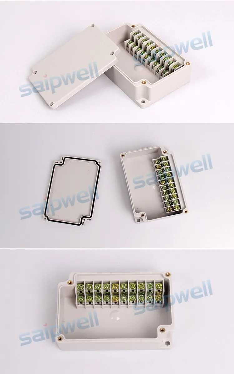 Ce 10 Ways Terminal Junction Box Abs Plastic Weatherproof Din Rail Mounting Enclosures Buy Din