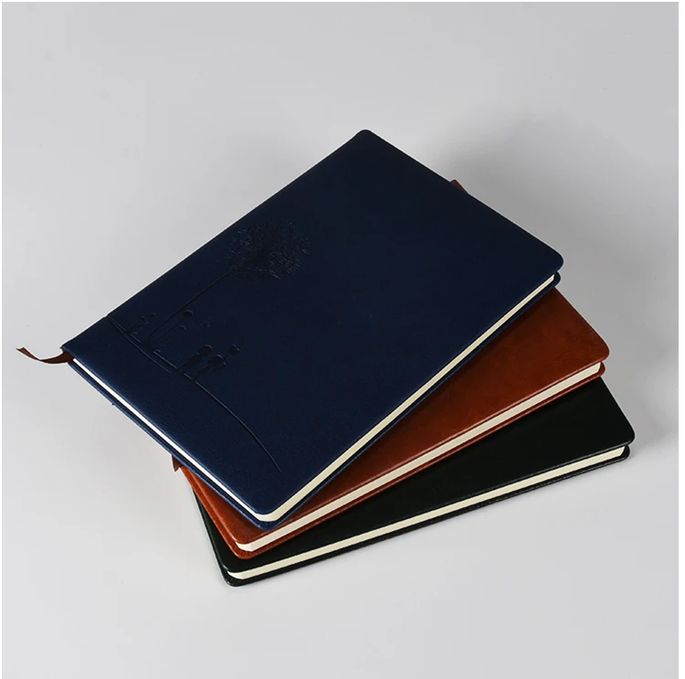 Modern Business Type premium leather Hardcover Notebook In A5 Size