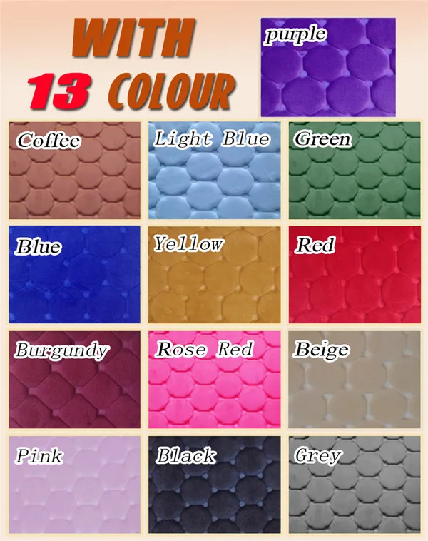 machine washable nonslip memory foam carpet for bathroom