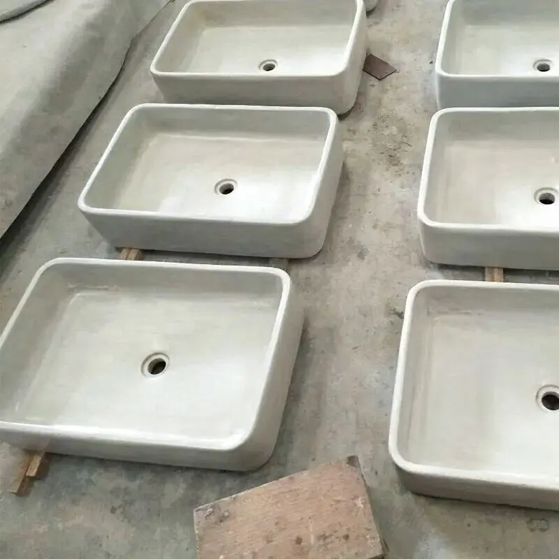 天然粗石混凝土水泥洗手盆水泥浴室陶瓷围裙水槽