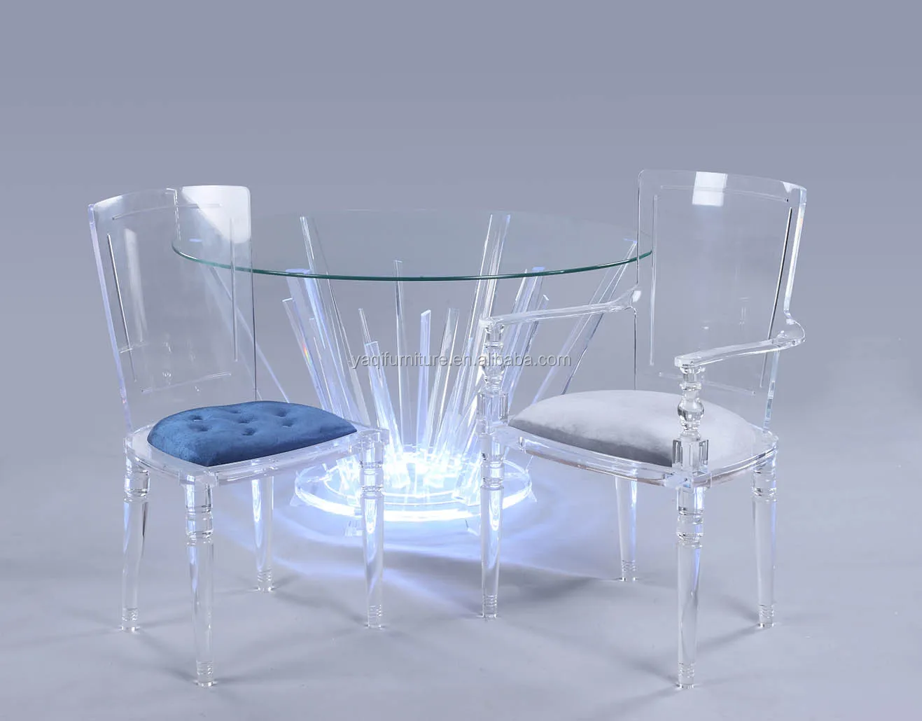 Yaqi 2021 High Quality Modern Design Clear Acrylic Dining Table Buy