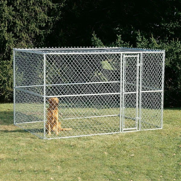 10x10x6 Foot Classic Galvanized Outdoor Chain Link Dog Kennel - Buy Dog ...