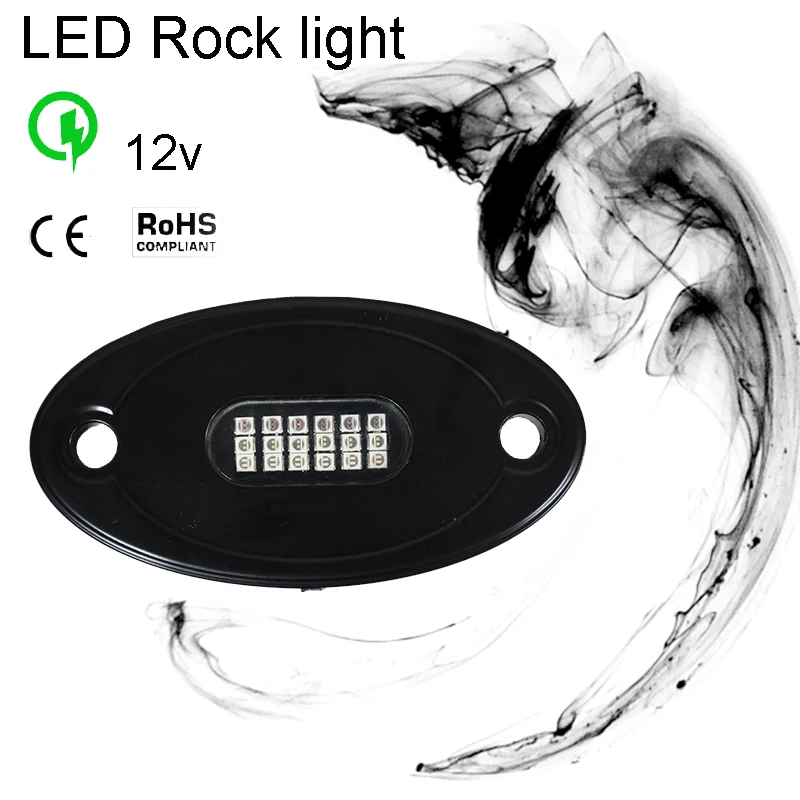 6Pod Auto Lighting High Power Cool White RGB offroad 4x4 LED Rock Light