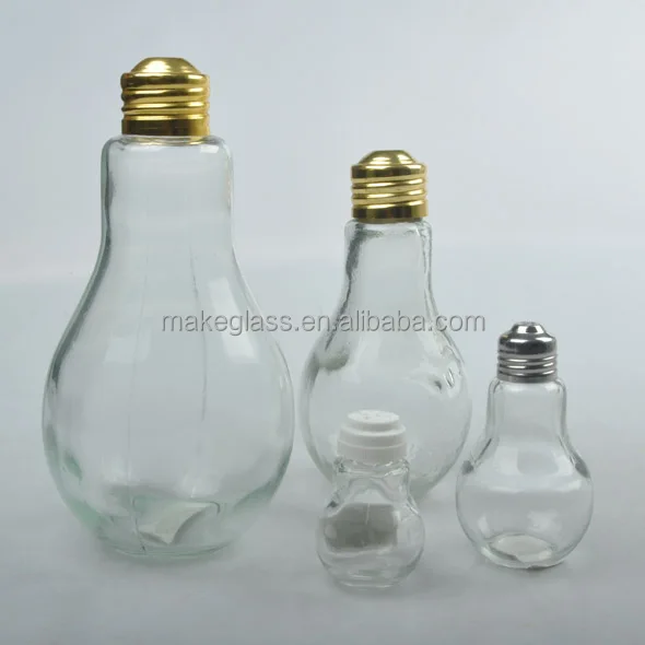 Clean Glass Jars,Bulbshaped Glass Vase With Copper Lid,Glassware Buy
