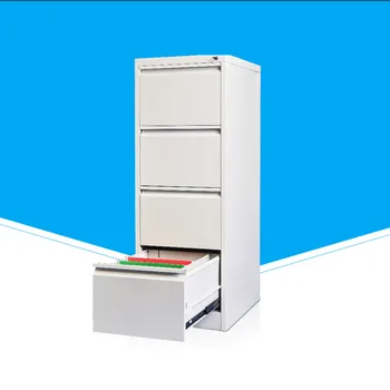 Vertical 4 Drawer Metal File Cabinet