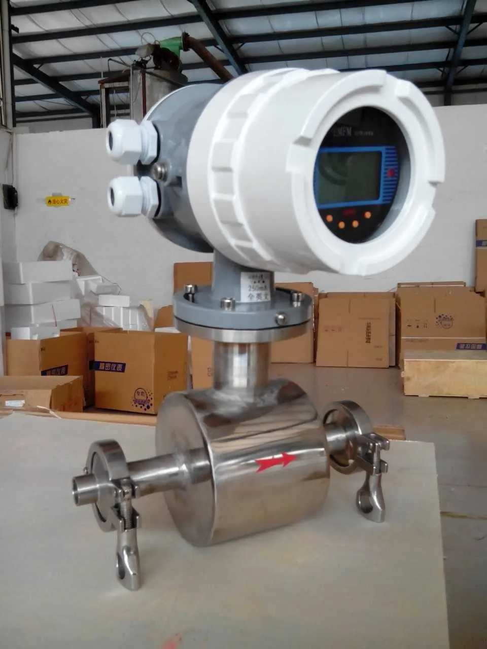 Compact Type Stainless Steel Flow Meter/food Grade/acid