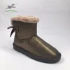 PU fabric warm and comfort canadian snow boots