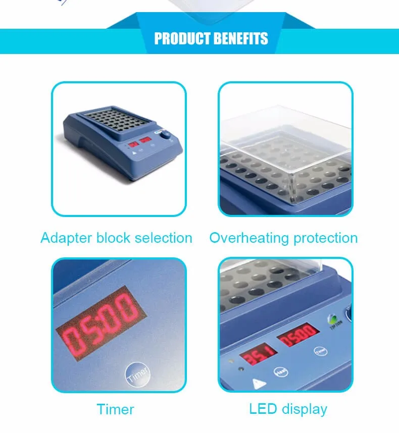 Clinical Mini Incubator Metal Dry Bath Shaker Incubator ...