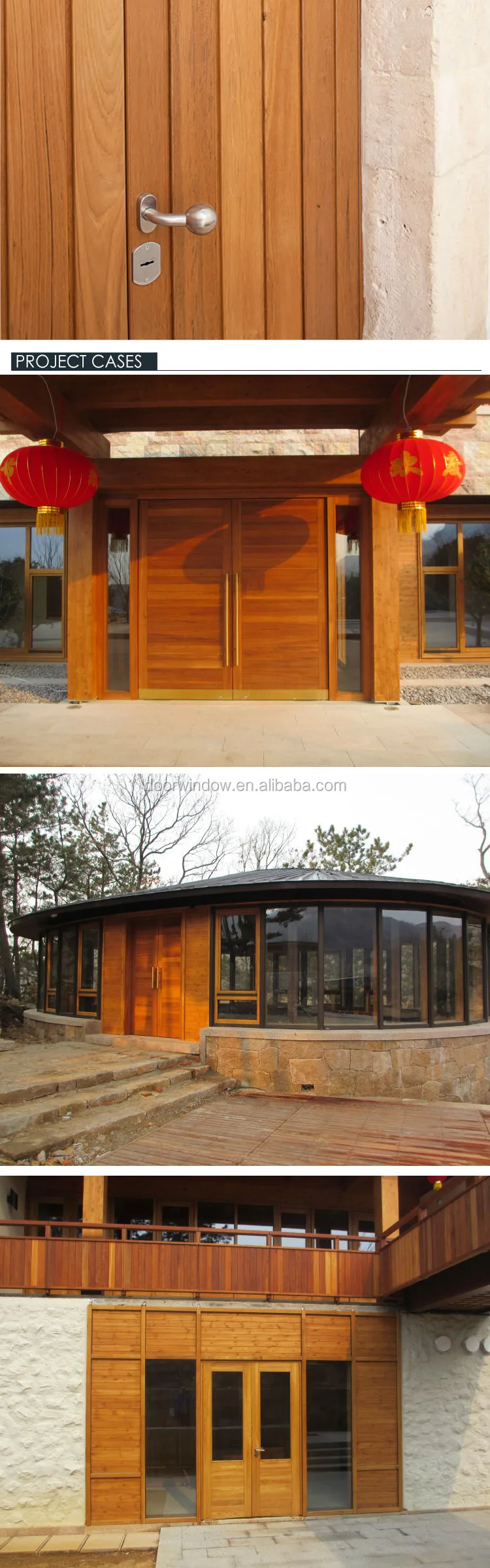 Burma teak wood doors single leaf front door designs