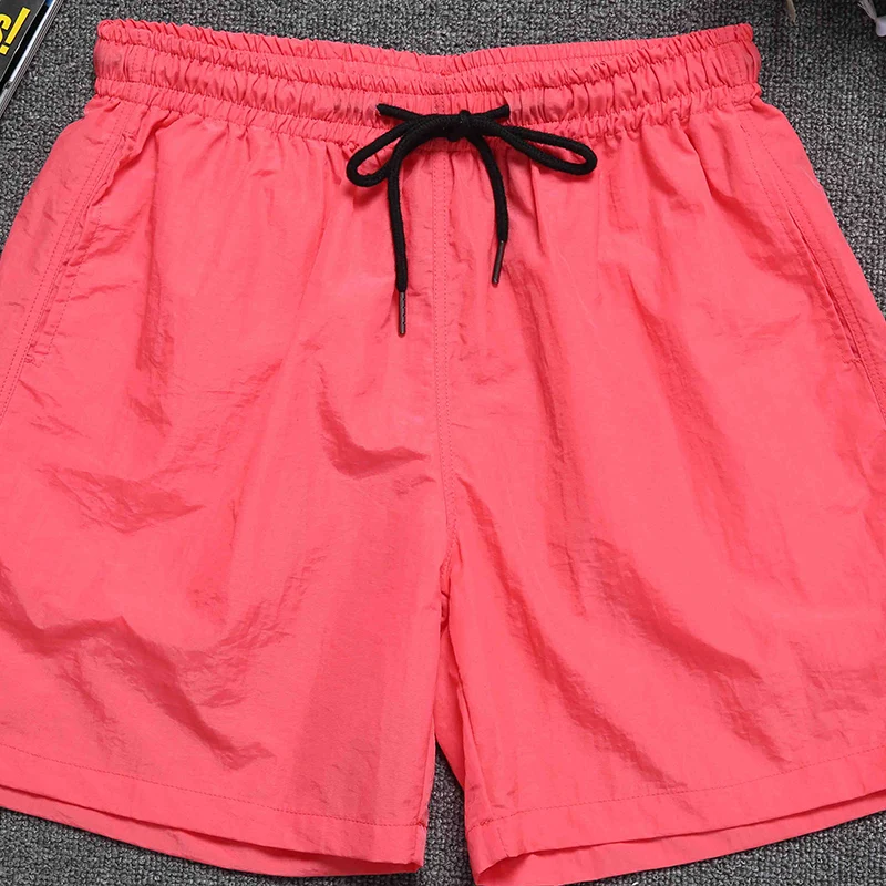 Custom Wholesale Men Summer Pink Black Shorts Blank For Jogger Athletic ...