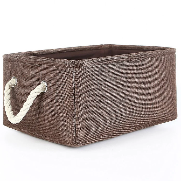 Collapsible Organizer Fabric Canvas Storage Bins With Lid Buy
