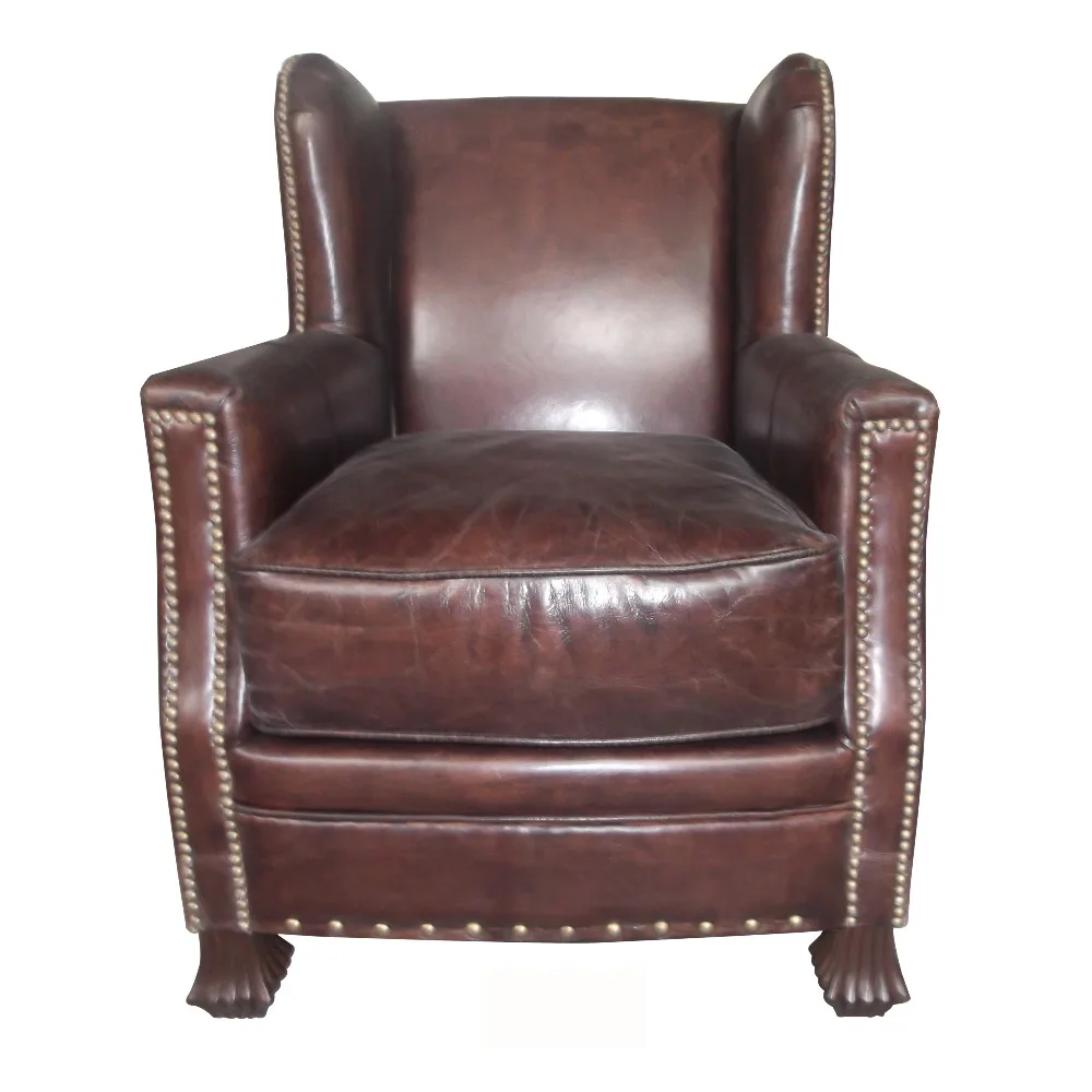 Antique Living Room Wingback Sofa Chair - Buy Antique Sofa Chair