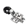 Glass door hinge with plastic cup 4-6mm half overlay hinge