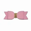 Wholesale 3.6 inch Non-woven Felt Hair Bow with Glitter Center Hairpin for Women and Girl