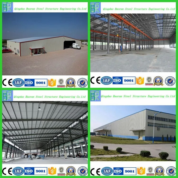 PU wall roof panel light steel frame cold room storage warehouse
