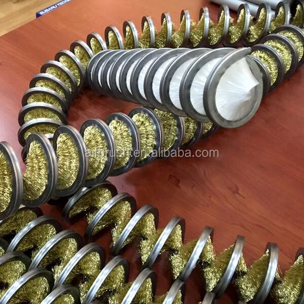 2 Inch Dia Brass Internal Coil Spiral Brass Brushes With Your Good