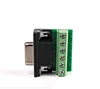 Male 9-pin D-Sub connector to wire terminal block DB9 3-6Pin Female Adapter Terminal Module RS232 to Terminal