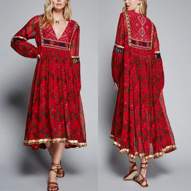 european court luxe reto scarlet rose print crochet embroidered