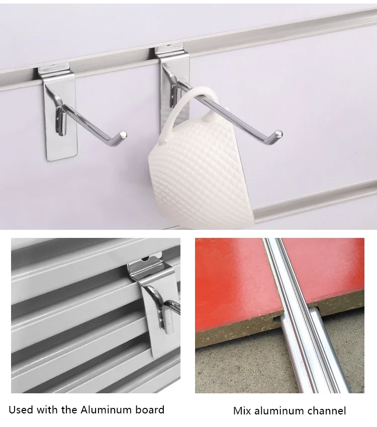 China supplier supermarket usage single wire Peg Hooks for Slatwall
