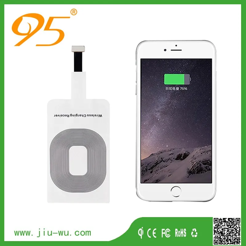 For Iphone 7 Receiver Qi Wireless Charging Receiver For Iphone 5 6 7 7 Plus Universal Wireless