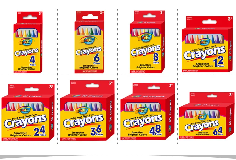 Wholesale Crayons In Bulk Kids Wax Crayon Set Nontoxic Drawing Kit