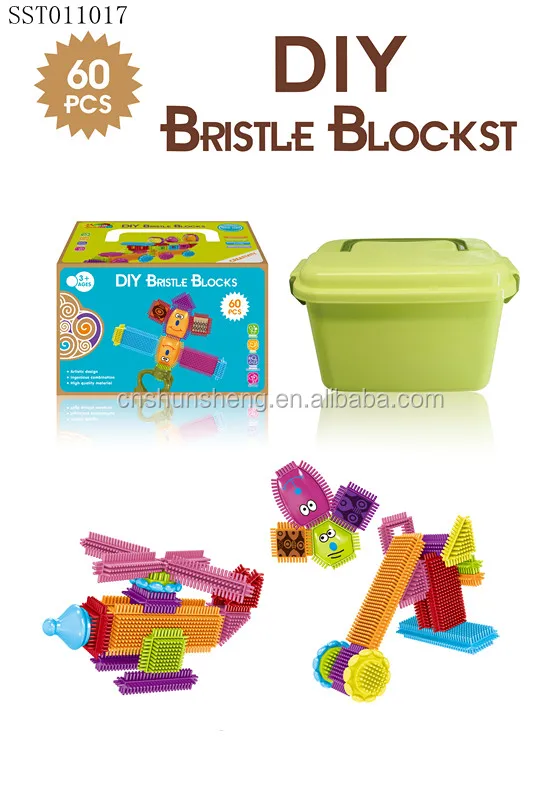 diy bristle blocks