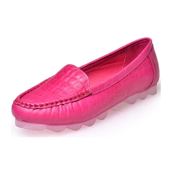 ladies casual leather shoes