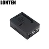 Lonten New Designed Raspberry Pi 3 Model B+ ABS Case Black Gray Plastic Box Shell for Raspberry Pi 3B Plus/3 and 3.5 inch Screen