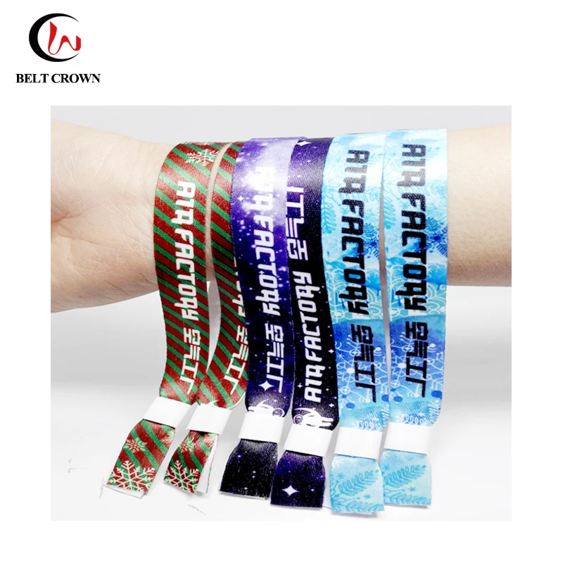 Make Your Own Brand Polyester Custom Festival Wristbands Buy Custom