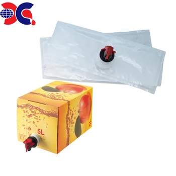 Bag In Box Packaging Use 20 Liter Plastic Liquid Bladder Wine Product On