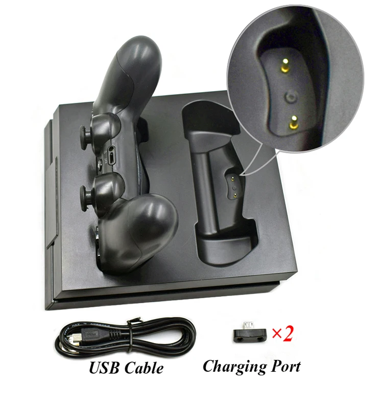 Ps4 Controller Wireless Joystick Charger Dual Charging Dock For Ps4 For