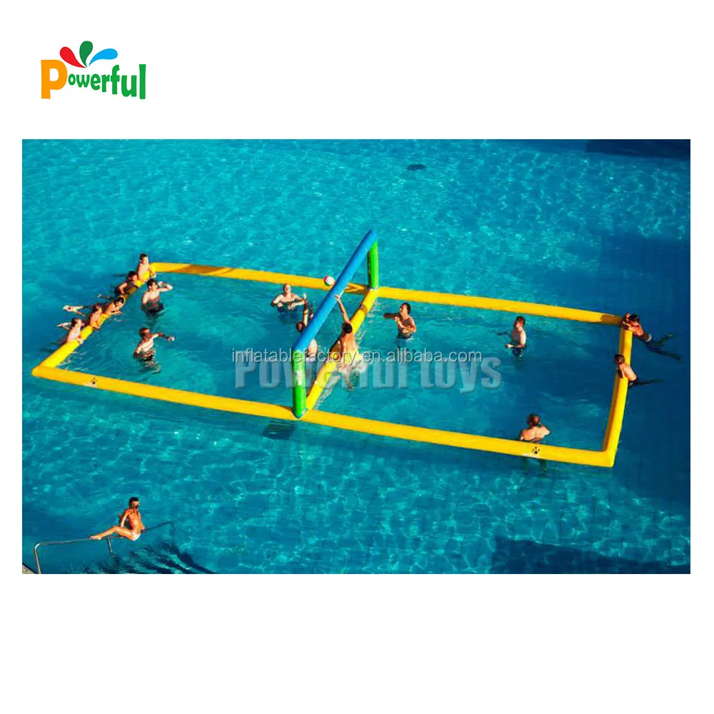 Inflatable Volleyball Court Volleyball Field Team Sports Fun in Water Pool for Beach