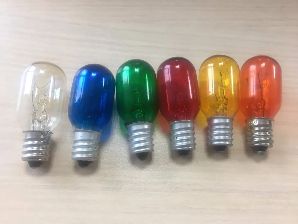 Clear E14 10w 15w T16 Indicator Salt Lamp Bulb For Australia Market