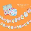 CU2709 Easter egg shape hanging garland , easter egg hanging crafts
