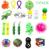 Fidget Toys Set Increase Focus Relieves Stress Sensory Toy Bundle-Fidget Chain/Stress Ball/Mesh and Marble