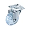 Transparent industrial casters decorative clear casters
