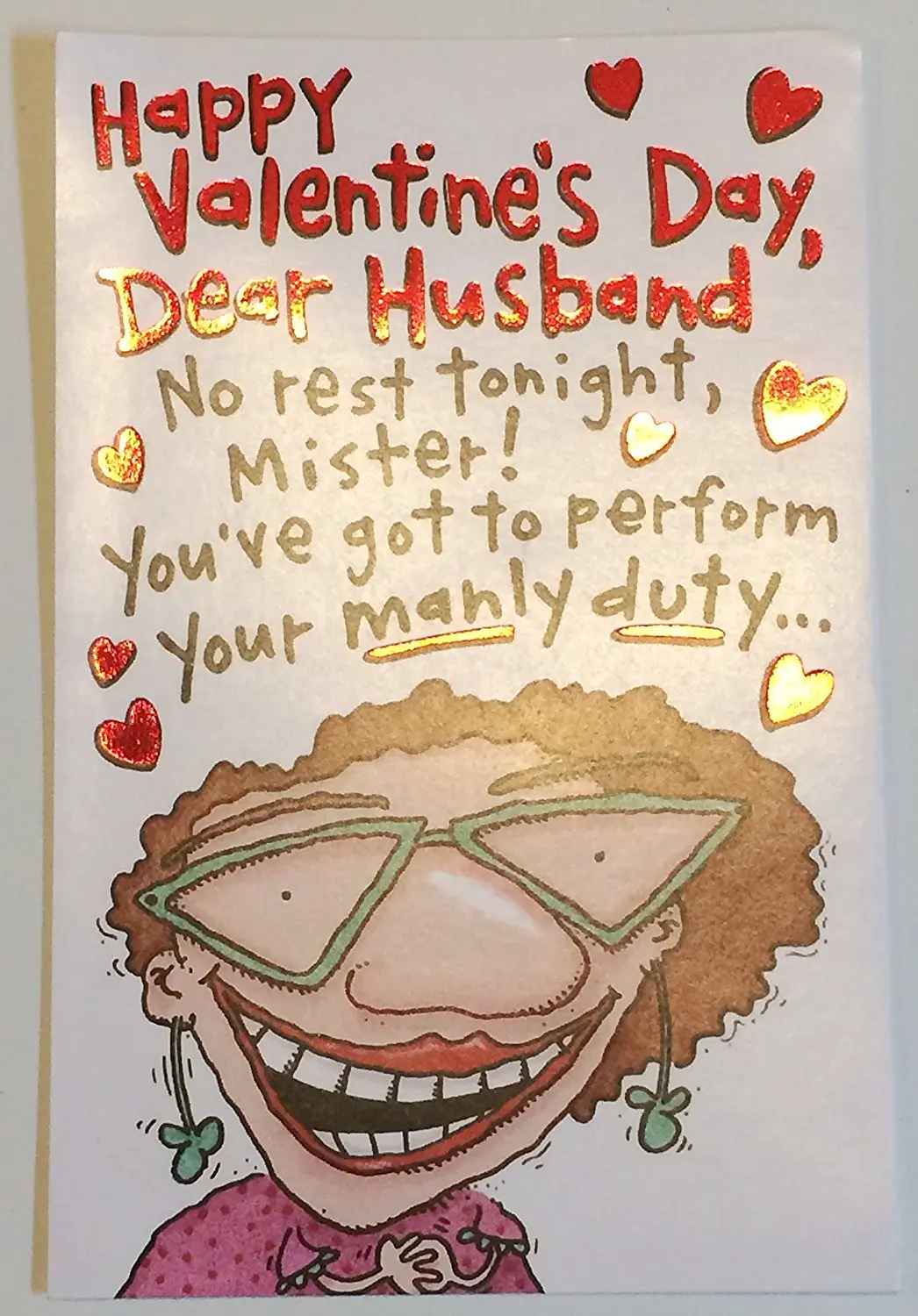 Buy Valentine Card To Husband Funny Happy Valentines Day Dear Husband No Rest Tonight Mister
