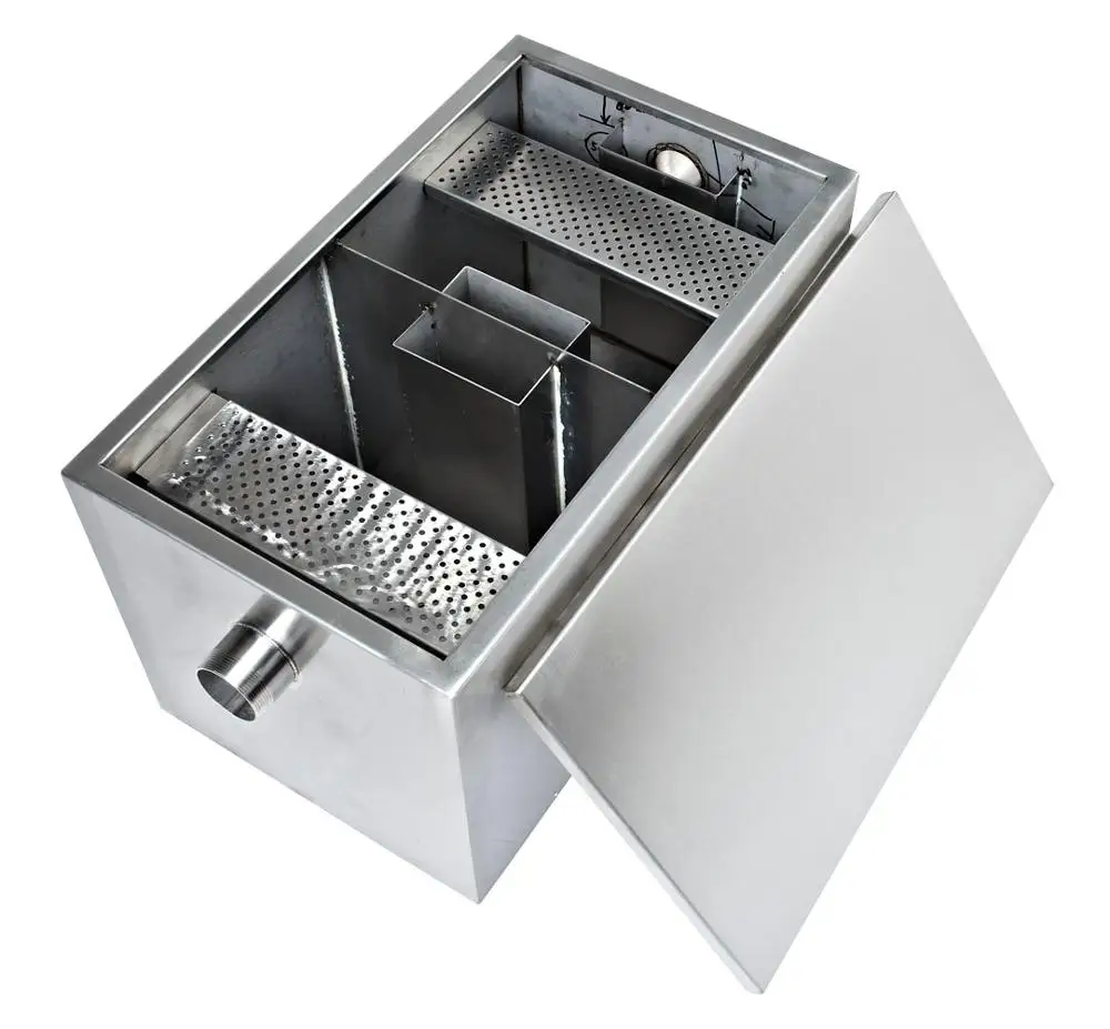 Restaurant Hotel Kitchen Equipment Stainless Steel Grease Trap - Buy ...