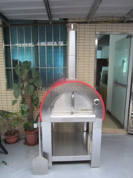 Kings Union New Design Wood Fired Stainless Steel Pizza Oven In Red Kings Union New Design Wood Fired Stainless Steel Pizza Oven In Red Color