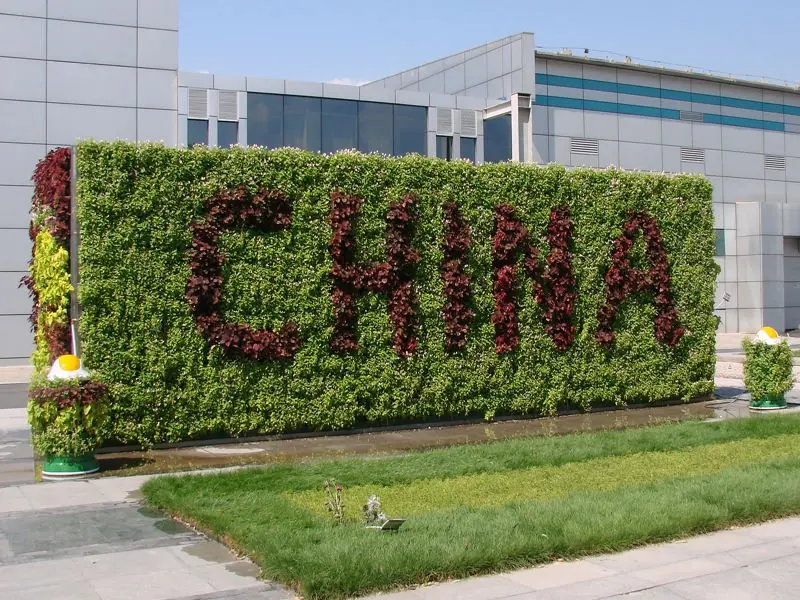 Artificial Vertical Garden Green Wall Outdoor Plants Aritificial Flower
