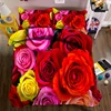 Wholesale Patchwork 100% Polyester Fabric Frozen King Size Bed Sheet Set , Duvet Cover Quilt