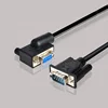 Customized DB9 Male to 90 Degree DB9 Female Cable