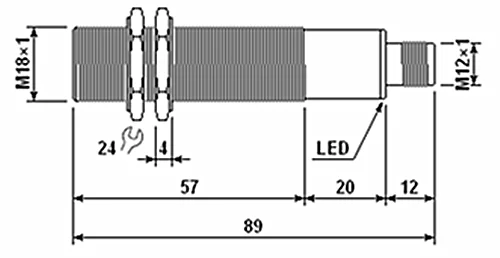 Water fuel diesel oil acid tank ultrasonic level sensor