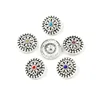 20mm round diy metal decorative jewelry snap button for bracelet pendant earring