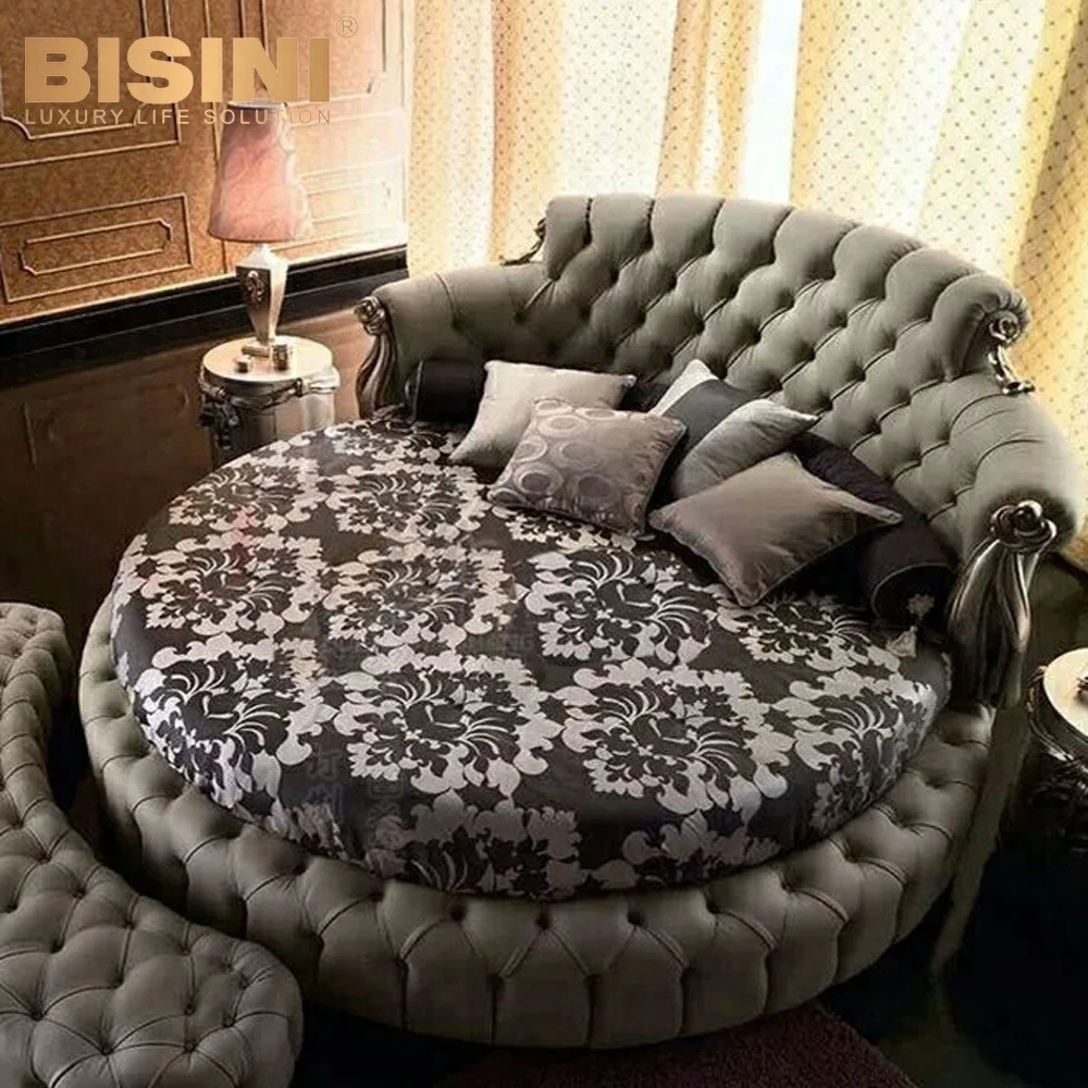 Bisini European Styled King Size Round Bed Sets Bisini Luxurious Wedding Bedroom Furniture Bf07 30004 Buy King Size Round Bed Sets Wedding
