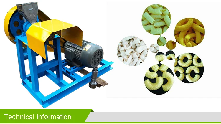 puffed snack food machine