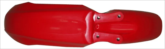 Red CRF motorcycle front fender
