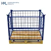 Warehouse storage steel stackable galvanized euro powder coating portable foldable pallet converters